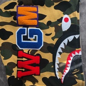 UA Bape WGM Shark Hoodie